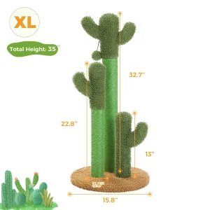 Cactus Cat Tree with Condo, Hammock