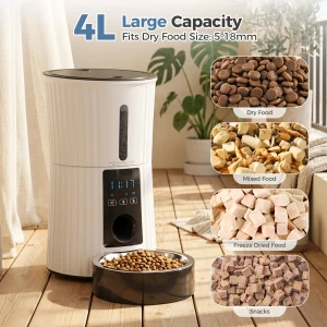 4L Indoor Programmable Pet Feeder