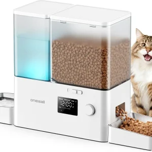 2-in-1 Automatic Cat Feeder & Water Dispenser, 8.5L
