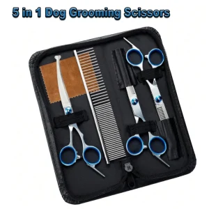 Professional Pet Grooming Scissors Kit